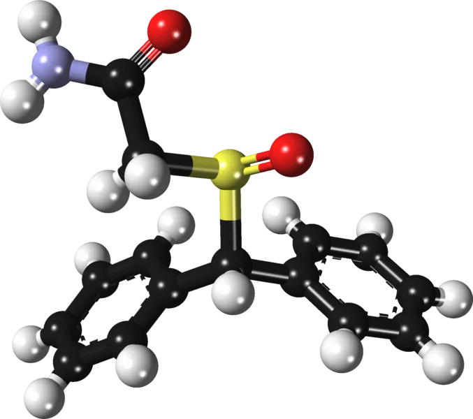 File:Armodafinil ball-and-stick xtal 2013.png